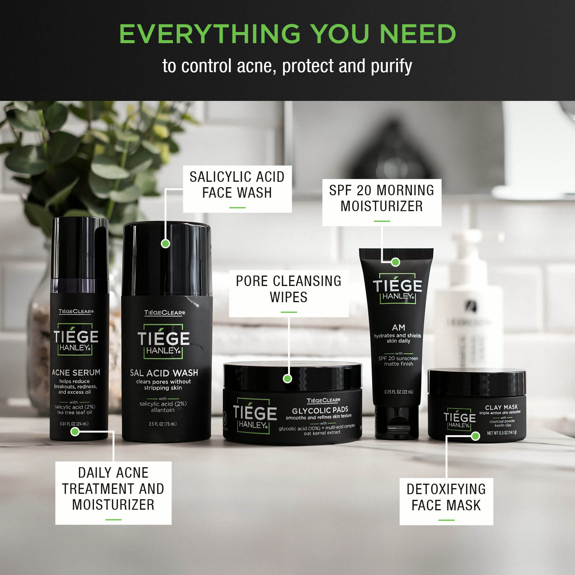 Image link to PDP for Level 3: The TiegeClear® ACNE Complete Routine