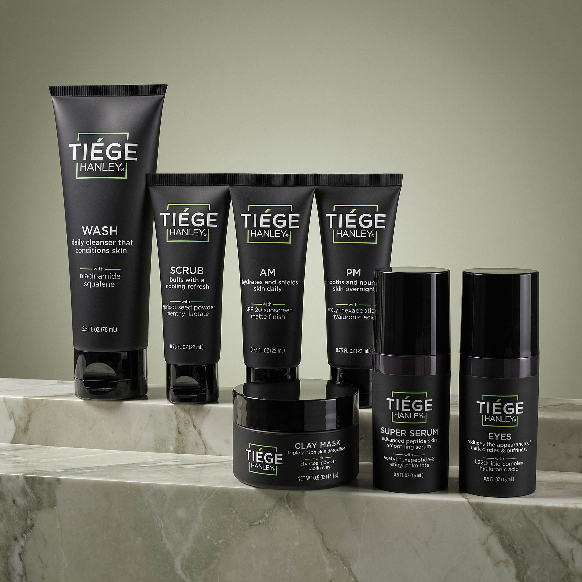 Tiege Hanley's Skin Care Kit for Men - The Revitalization Routine